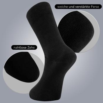 Metrium Baumwolle Business Socken Herren und Damen. Komfort-Bund Unisex Alltag Socken. 10 Paar Anti-Schweiß atmungsaktives Gestrick.